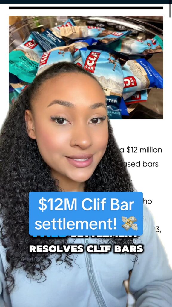 📣💰 It’s feeling like settlement season! FOLLOW us for more to come. 🤝 #clifbar #clifbarcrew #nutritionbars #nutritionsnack #settlement #settlementmoney #claimnow