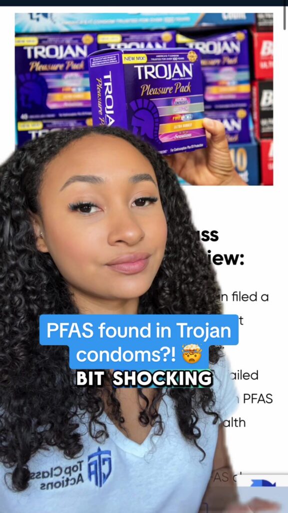 🤯 PFAS in Trojan condoms?! Share your thoughts with us. #trojan #condoms #consumer #consumersafety #womenshealth #menshealth #hims #hers #classaction #classactionlawsuit
