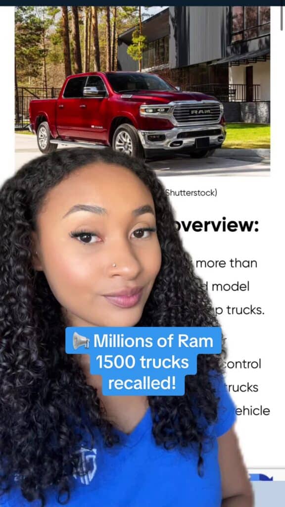 Ram 1500 truck drivers! Have you been notified yet? 👀 #ram #ramtrucks #ram1500 #pickuptruck #classaction #consumer #TopClassActions #vehiclerecall #autonews #truckrecall