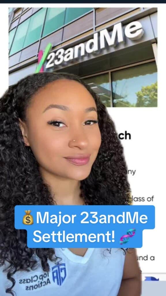 💰🧬23andMe settlement alert! I’ll continue sharing some big ones this week, so follow for more. 🤝 #settlement #settlementmoney #compensation #classaction