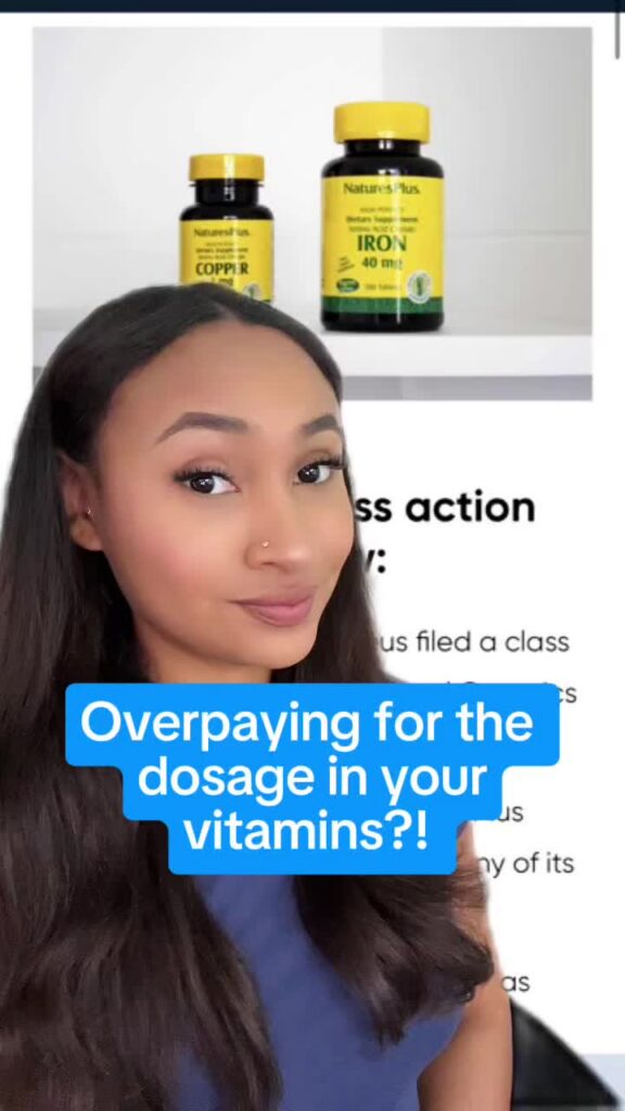 💊🔍 Are you taking these vitamins? 🔗 in bio for more details on this class action! #NaturesPlus #Vitamins #Wellness #Health