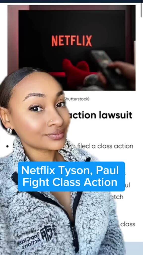 📺 🥊 This class action will definitely be one to follow! #MikeTyson #JakePaul #TysonPaulFight #Netflix #ClassAction #ClassActionLawsuit #TopClassActions #Consumer #LegalNews