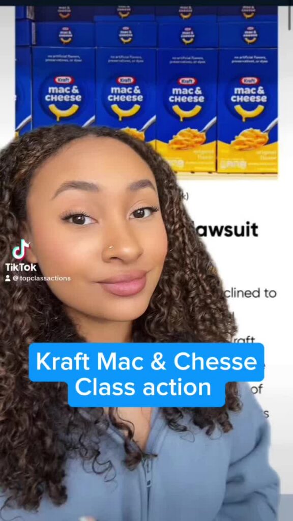 Have you recently bought Kraft's Mac & Cheese? #Kraft #KraftMacAndCheese #Consumer #ClassAction #TopClassActions #ClassActionLawsuit #FoodTikTok