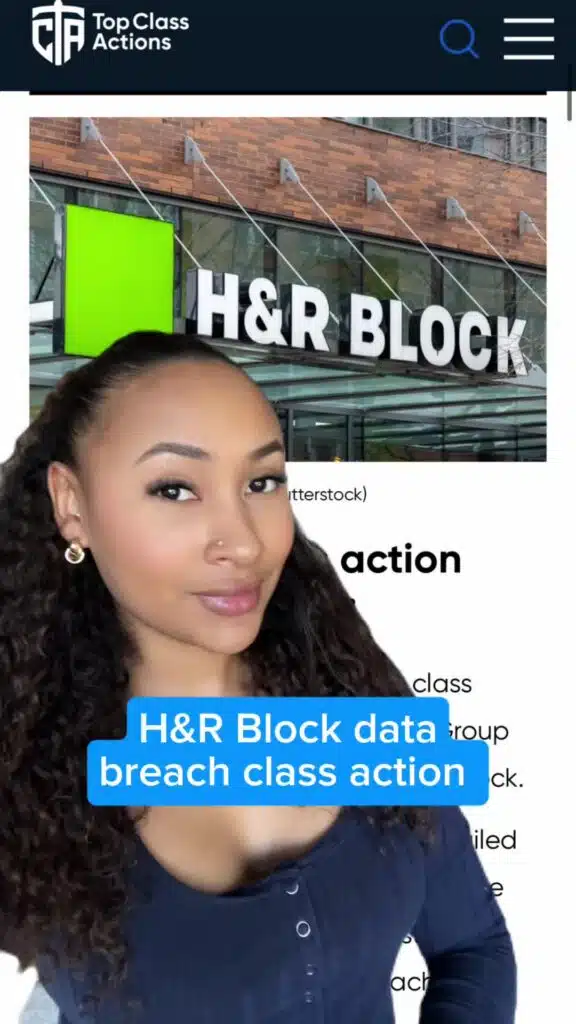 🤔 Who helpswith your taxes?! Follow us for updates on this class action! #TaxSeason #taxes #handrblock #classaction #topclassactions #classactionlawsuits #consumer