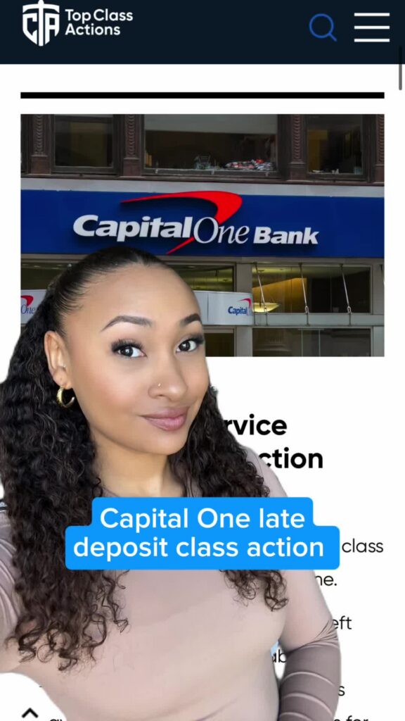 📣🤨 Capital One customers, were you affected by those late deposits? Follow us for updates on this class action lawsuit!