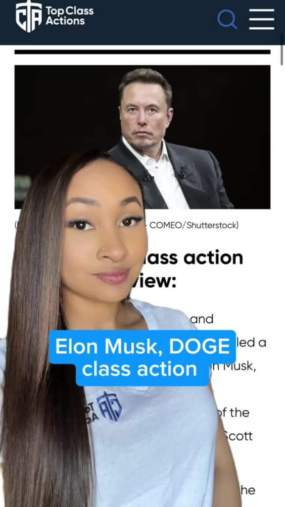 Visit the 🔗 in our bio for more details on this class action! 🤝 #ClassAction #ElonMusk #Doge #Consumer