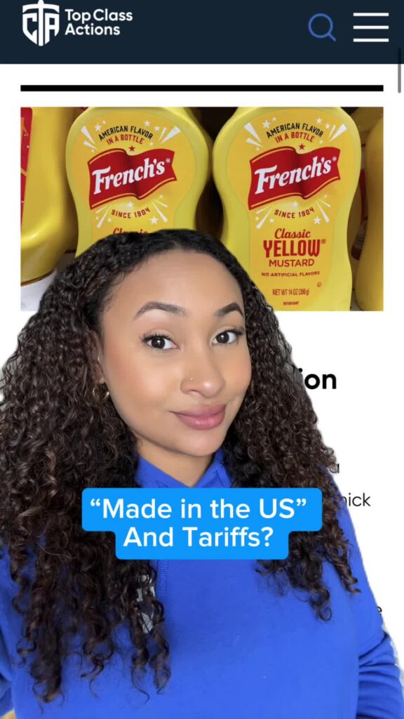 💲💭 What are your thoughts on these new class action lawsuits?! #Tariffs #Economy #FalseAdvertising #ClassAction #Consumer #PureLeaf #McCormick