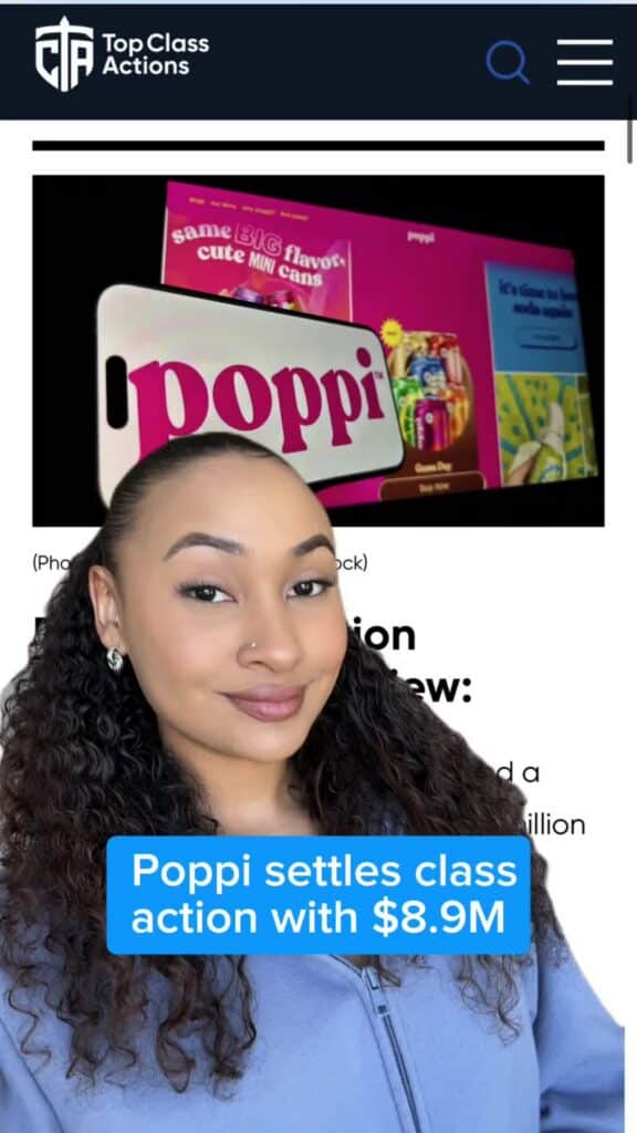 🥤💰 Was this a fair deal, or not really? #Poppi #ClassActionSettlement #Consumer #GutHealth #PepsiCo #ClassAction #PoppiSoda