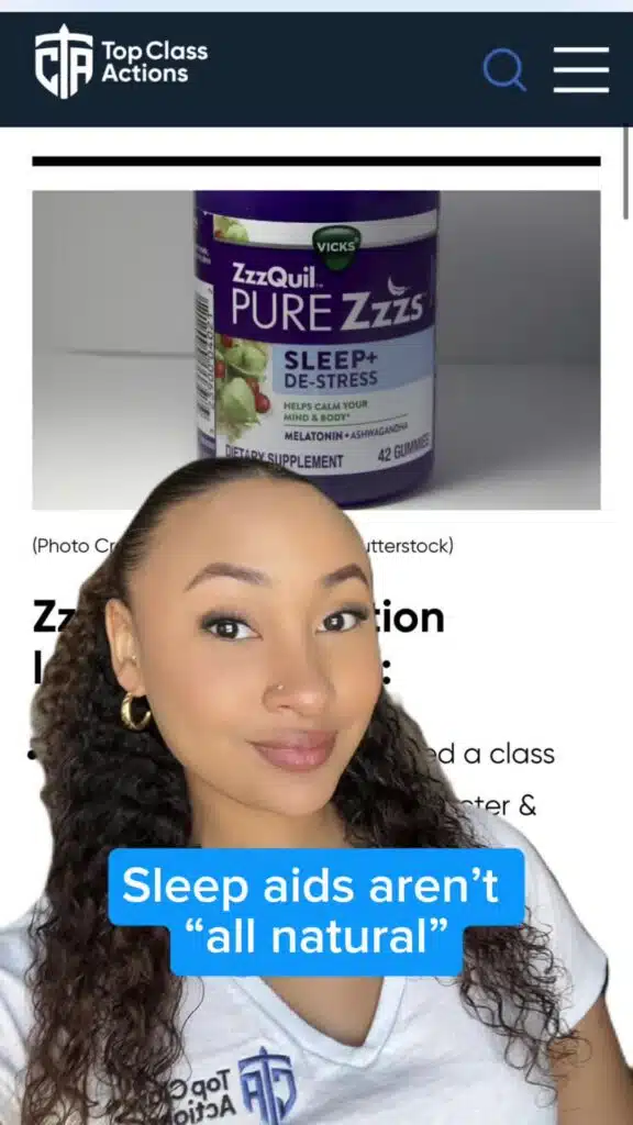 💊🔍 Do you think this is wrong of Procter & Gamble? #Zquil #Consumer #ClassAction #SleepAide #SleepingHack #TopClassActions