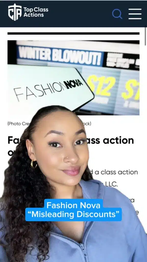 💲🔍 Be honest, do you think this class action lawsuit is valid?! #FashionNova #Shopping #ClassAction #Consumer