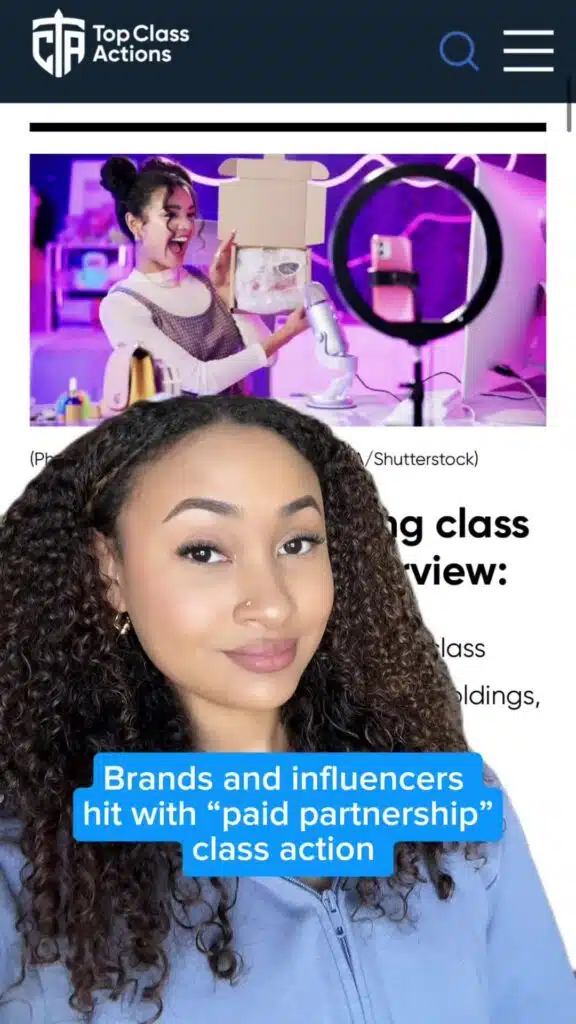 🤔💭 Creators and consumers, how do you feel about these new lawsuits? #ClassAction #Consumer #Influencers #InfluencerMarketing #LegalNews