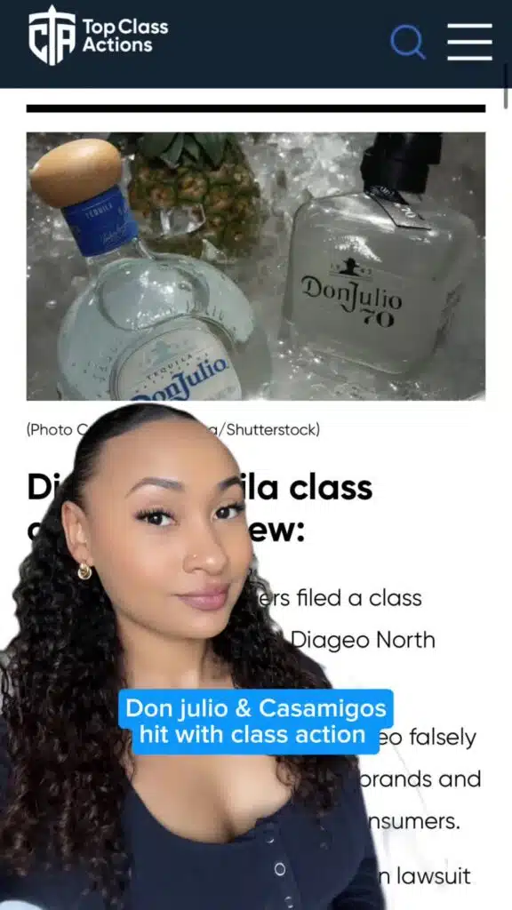 🍹👀 Give us a follow for the latest updates on this class action! #Casamigos #Donjulio #Tequila #Consumer #ClassAction