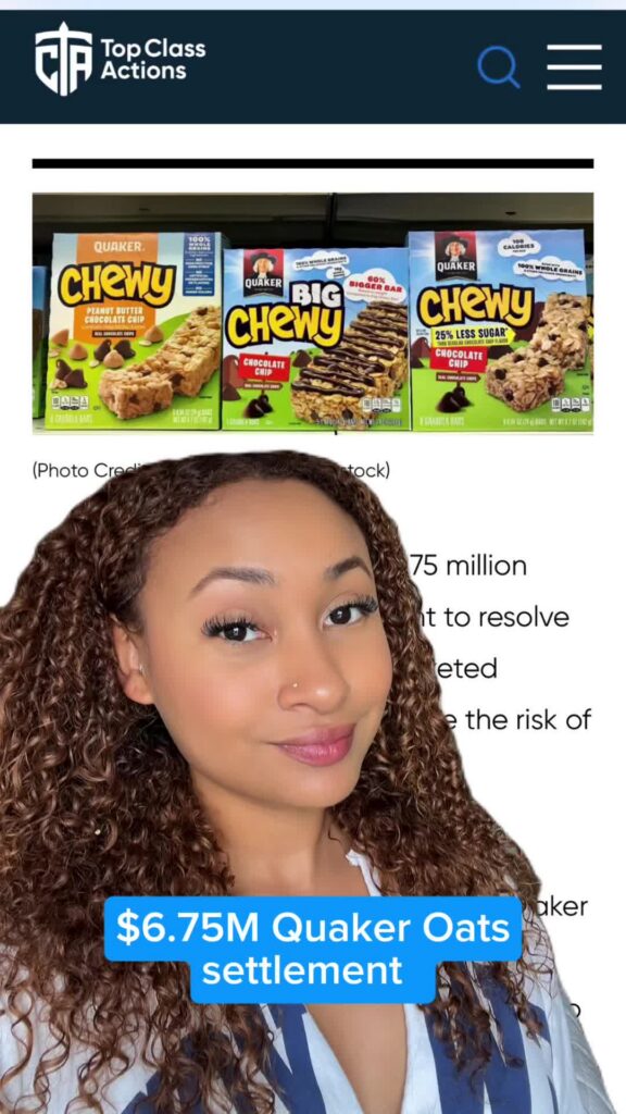 🔗 in bio to claim your share! 💰 #QuakerOats #Oatmeal #ClassActionSettlement #SettlementMoney #Consumer #Free #MakeMoneyOnline