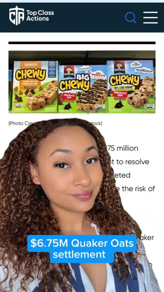 🔗 in bio to claim your share! 💰 #QuakerOats #Oatmeal #ClassActionSettlement #SettlementMoney #Consumer #Free #MakeMoneyOnline