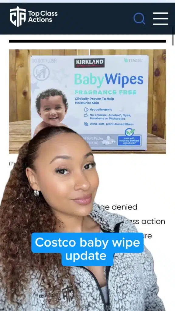 Follow us for updates on this! 😉 #Cotsco #Babywipes #KirklandSignature #Consumer #ClassAction #ParentAlert