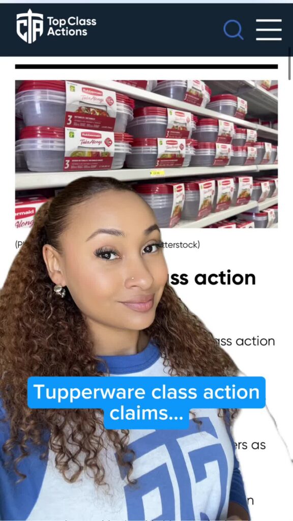 What are your thoughts on this class action? 💭 #Plastics #Tupperware #Rubbermaid #ClassAction #Consumer
