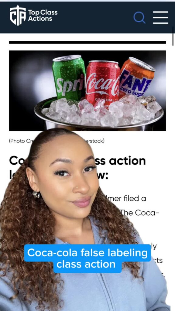 📣🥤 Give us a follow for updates as we keep our eyes peeled on this class action! #cocacola #sprite #fanta