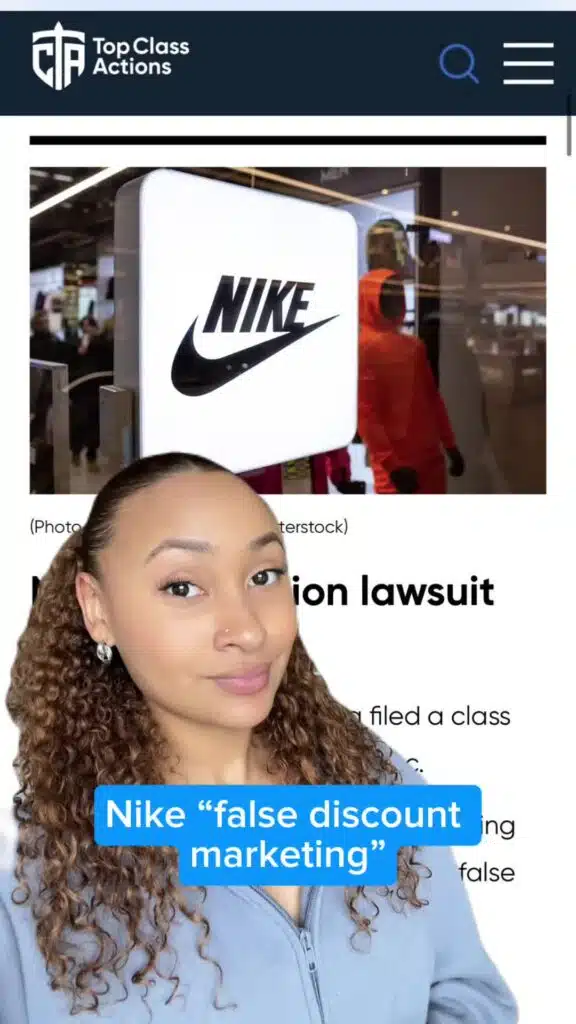 Nike shoppers! This is one to keep your eyes peeled on 👀 #Nike #OnlineShopping #ClassAction #Consumer