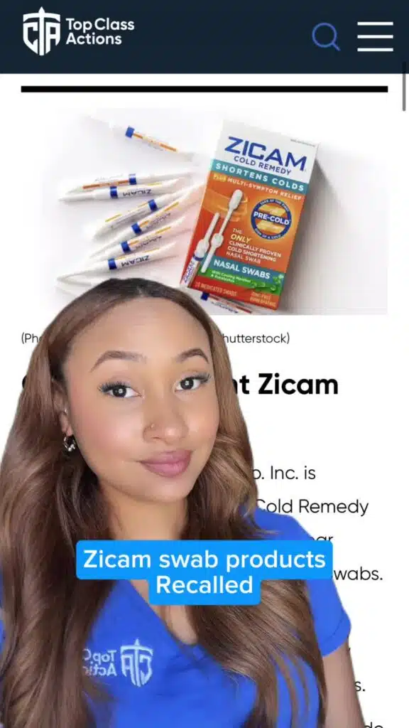 ⚠️ Share this video with a friend or family member! #Zicam #ColdRemedies #SinusRelief #Consumer #ClassAction #RecalledProducts