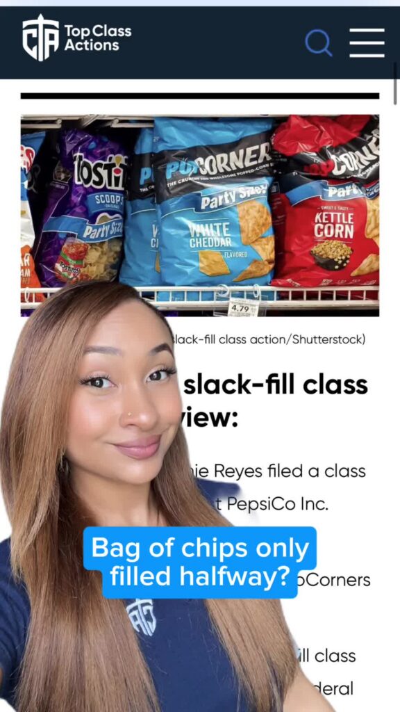 In the meantime, are you still buying these? 🤔 #Popcorners #Consumer #ClassAction #Snacks