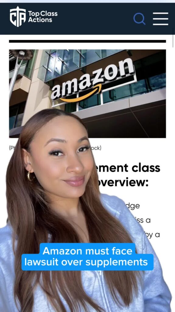 💊🔍 Share this video with that friend that won't stay off of Amazon! #Amazon #ClassAction #Consumer #Supplements #HealthClaims