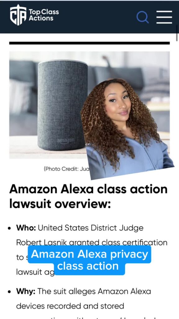 🔊🤔 Does your Alexa do things without being asked? #AmazonAlexa #ClassAction #PrivacyViolation #Consumer