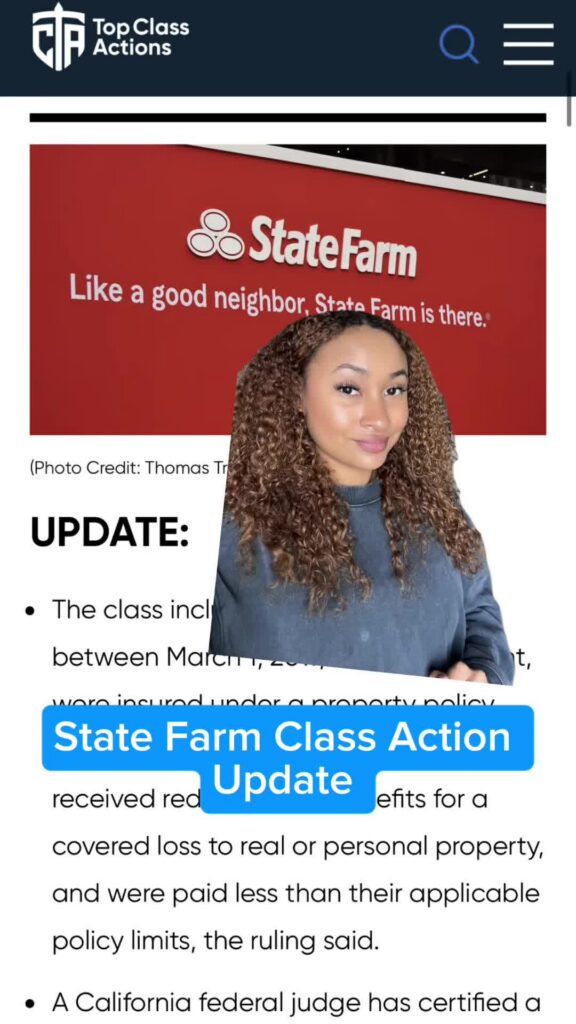 🏠💸 Had State Farm? Give us a follow for updates! #StateFarm #HomeInsurance #ClassAction #Consumer
