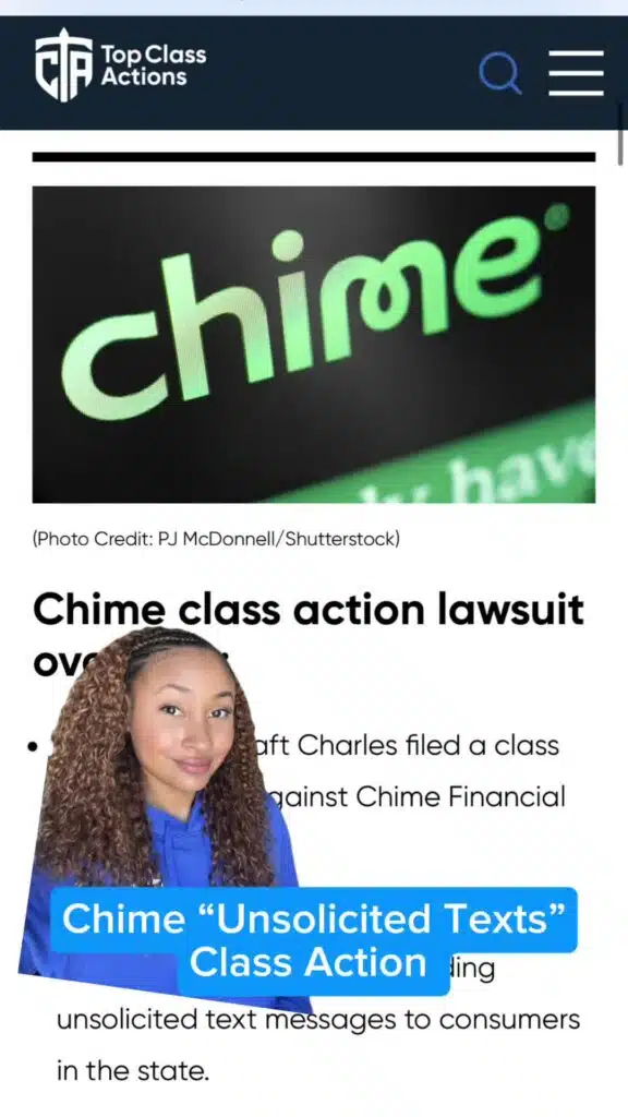 Share this video with the friend you referred! 🫢📲 #Chime #SpamTexts #ClassAction #Consumer