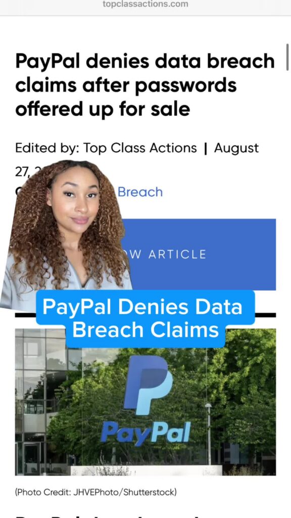 🤔💭 What do you all think is really going on with PayPal? #PayPal #DataBreach #ClassAction #Consumer