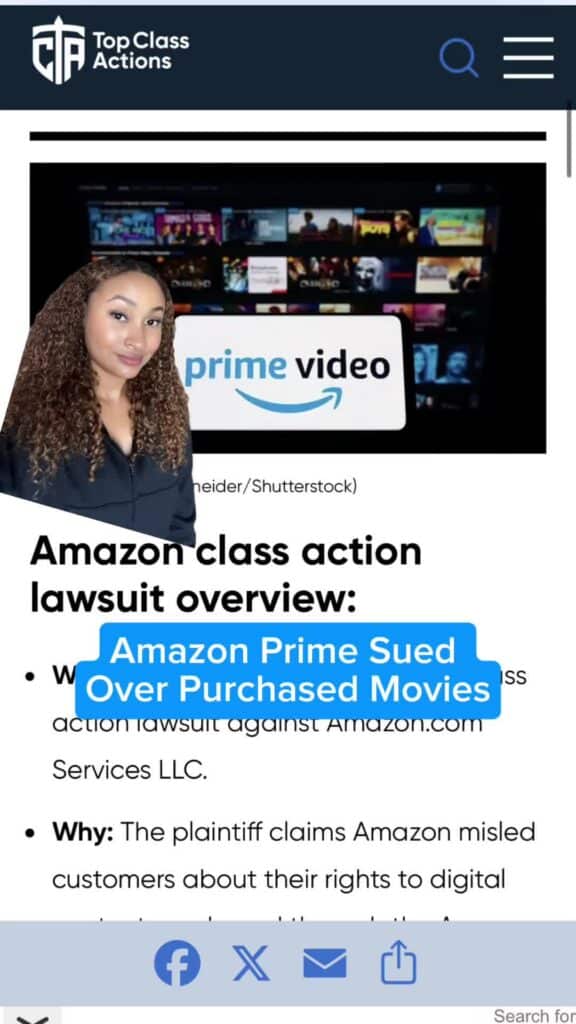 Have you noticed this happening to you? Visit the 🔗 in our bio for more on this case! #AmazonPrime #CordCutter