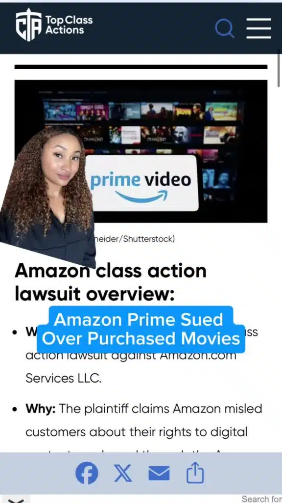 Have you noticed this happening to you? Visit the 🔗 in our bio for more on this case! #AmazonPrime #CordCutter
