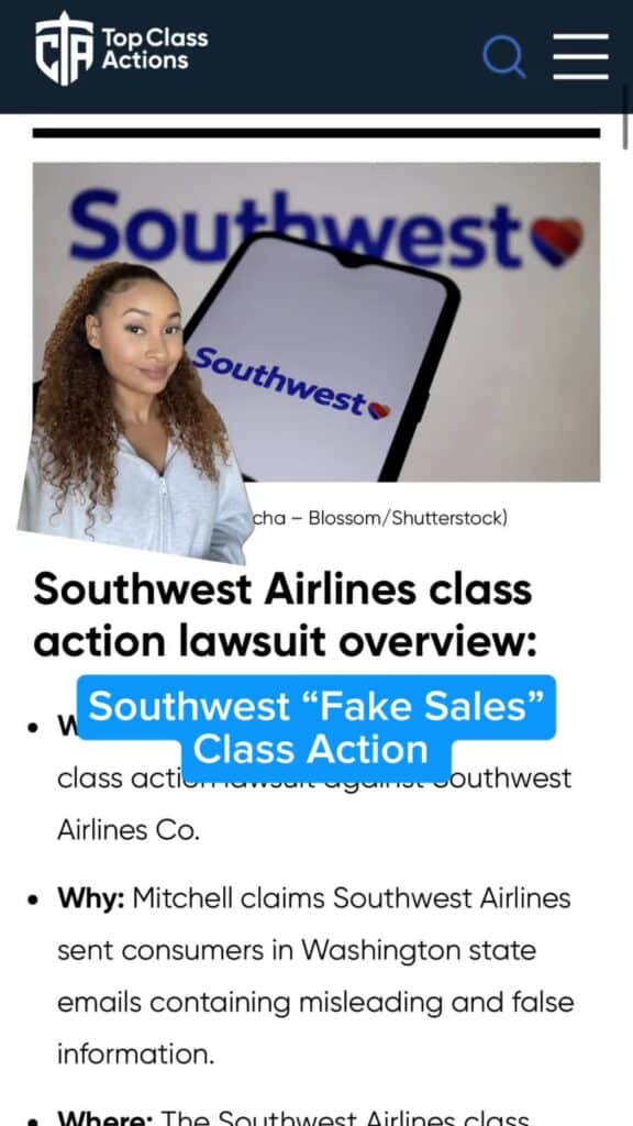 🤨📧 Have you noticed companies doing this? #SouthwestAirlines #ClassAction #Consumer #EmailMarketing