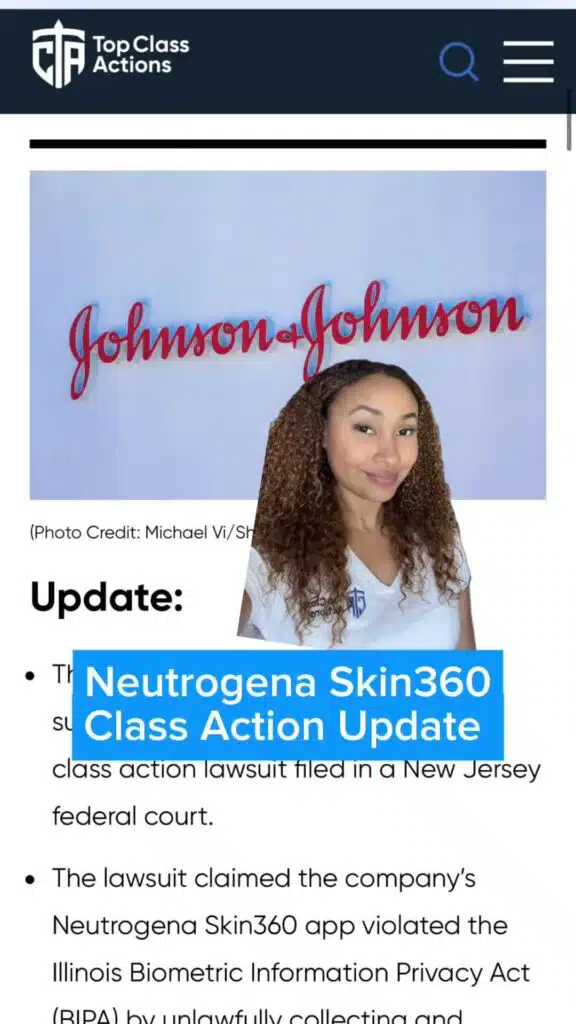 Message us "Skin360" for the article, or follow us for updates! 📲💸 #Skin360 #Neutrogena #Skincare #Consumer #ClassActionSettlement