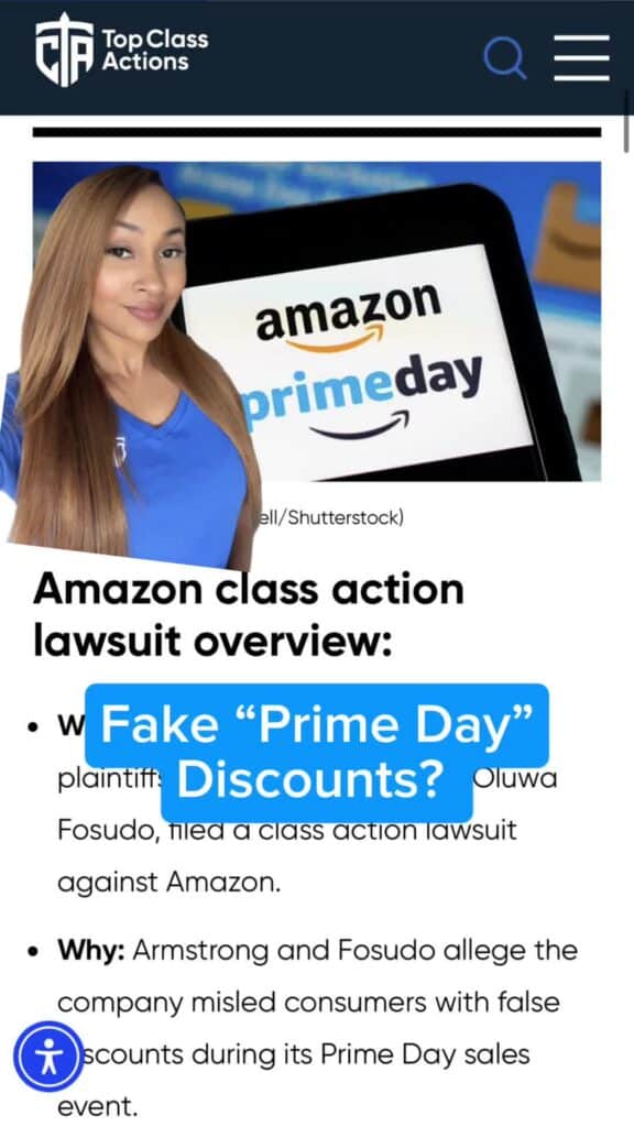 Amazon Prime members! 🤥 Share your thoughts in the comments.👇 #AmazonPrime #PrimeDay #Consumer #ClassAction
