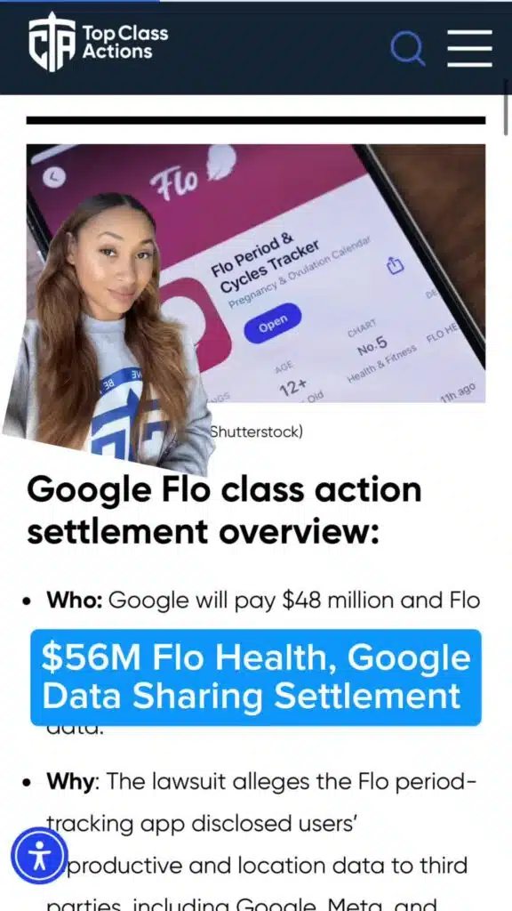 💰📲 Share this with a friend who needs to get paid! #FloApp #Google #ClassActionSettlement #SettlementMoney #Consumer