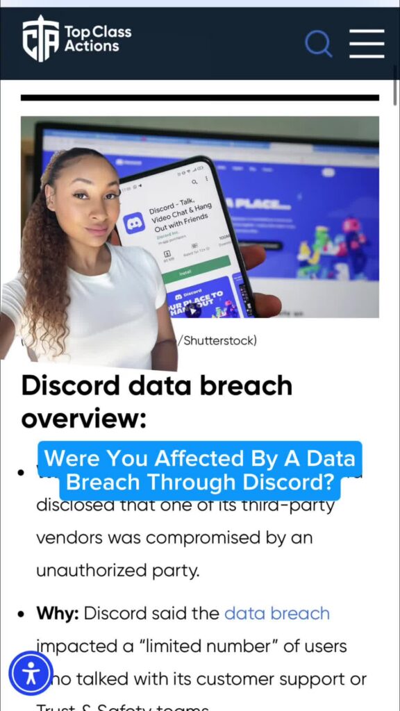 Were you affected by this data breach? 🚨 Give us a follow to see if you'll soon have legal options