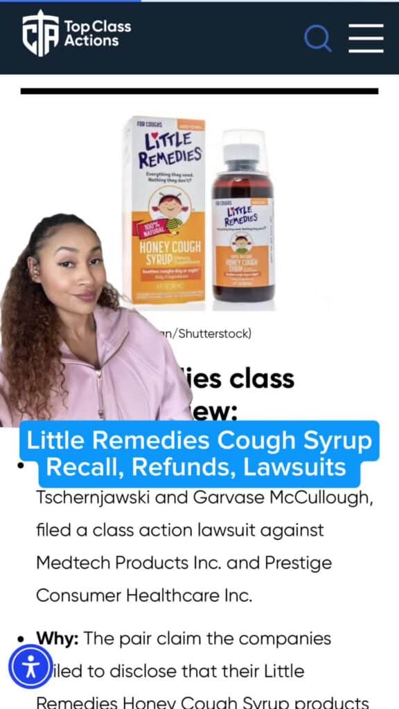Parents! ⚠️ Save this video for updates on the class action lawsuit. 🤝 #LittleRemedies #ChildrensMedicine #Consumer #ClassAction #ParentalSupport