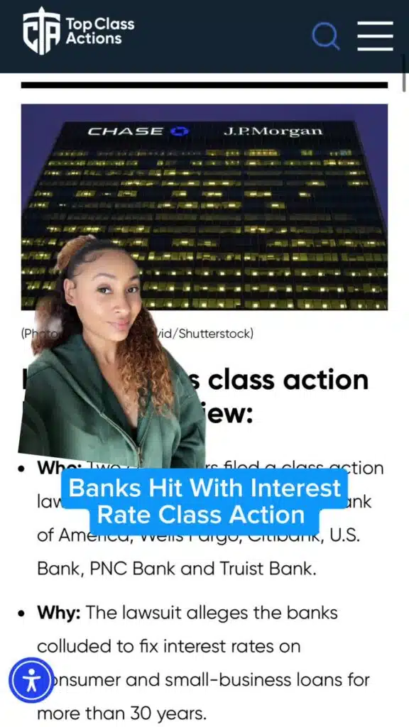 🤯 Did I name your bank? Give us a follow for updates on this class action! #ClassAction #Consumer #Credit #InterestRates