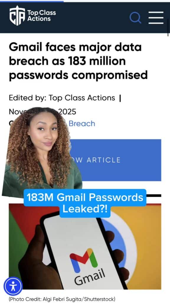 ⚠️📲 Visit the link in our bio for more on this data leak, and reshare this video to help spread