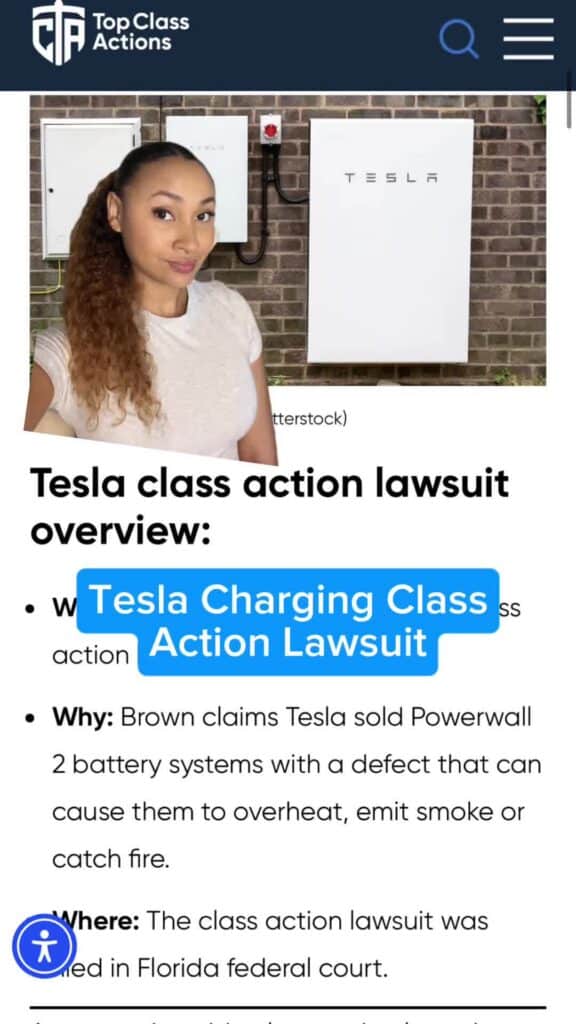 🔋⚠️ Share this video with someone you know that drives a Tesla! #Tesla #ElectricVehicle #ClassAction #Consumer #AutoNews