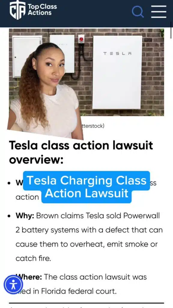 🔋⚠️ Share this video with someone you know that drives a Tesla! #Tesla #ElectricVehicle #ClassAction #Consumer #AutoNews