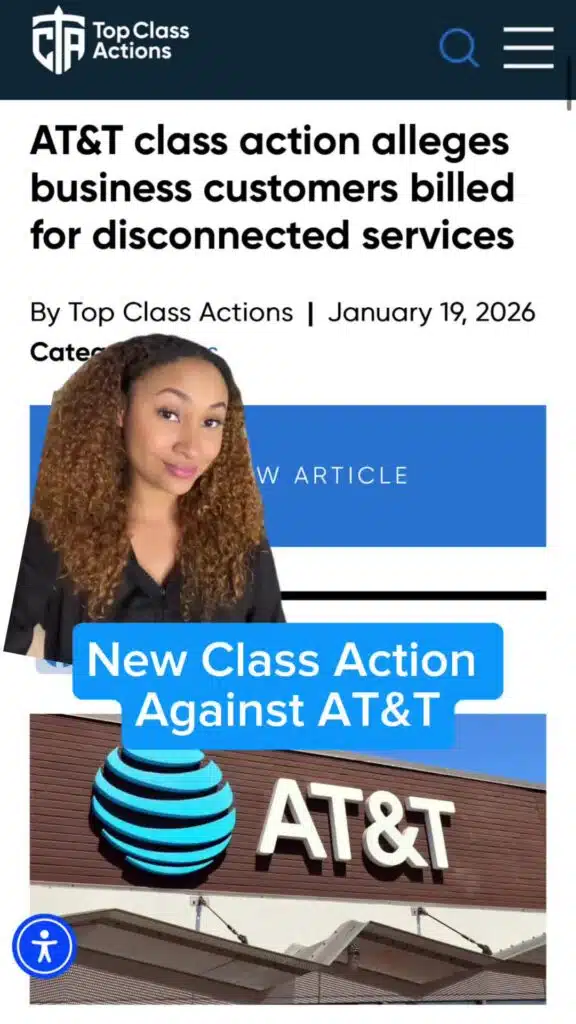 🌐⚠️ Did you experience something odd with your AT&T bill? Give us a follow for updates! #ATT #ATTBill #ClassAction #Consumer