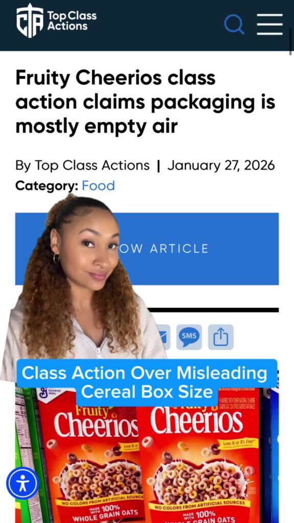 🥣🔍 How do you think this case will play out? Give us a follow for updates! #FruityCheerios #Cereal #Consumer #ClassAction