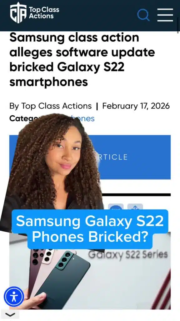 🤔⚠️📲 If you have a Samsung Galaxy S22 you're going to want to follow us for updates! #SamsungGalaxy #BrickedPhone #Consumer