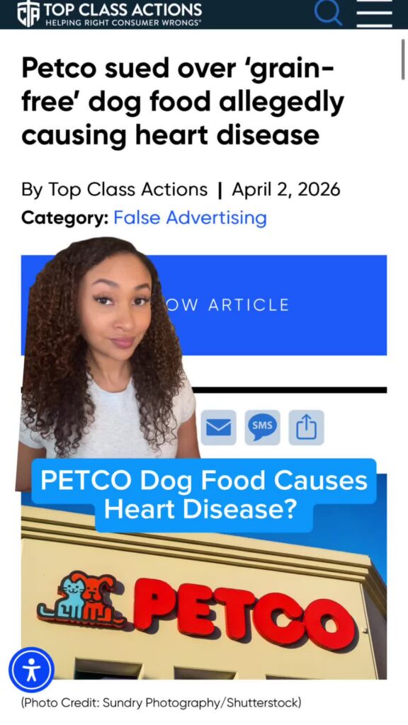 🐶⚠️ Share this video with someone you know that owns a dog! #Petco #Dogs #DogOwner #Consumer #ClassAction