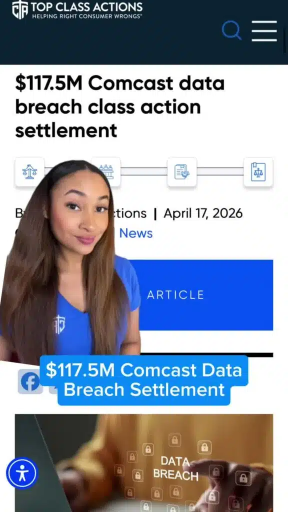 Visit the link in our bio to claim your share of the $117.5M Comcast data breach settlement! ⚠️💰 Don’t miss