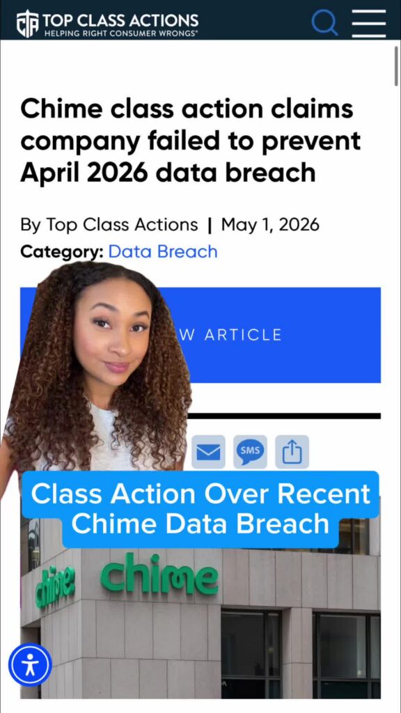 Chime users—were you affected by last month’s data breach? ⚠️📱 Stay updated on this class action and what it could