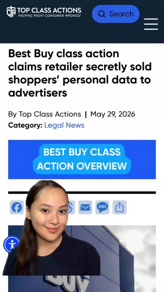 If you buy tech from Best Buy, listen up. 🤯 They allegedly build a profile on you with thousands of
