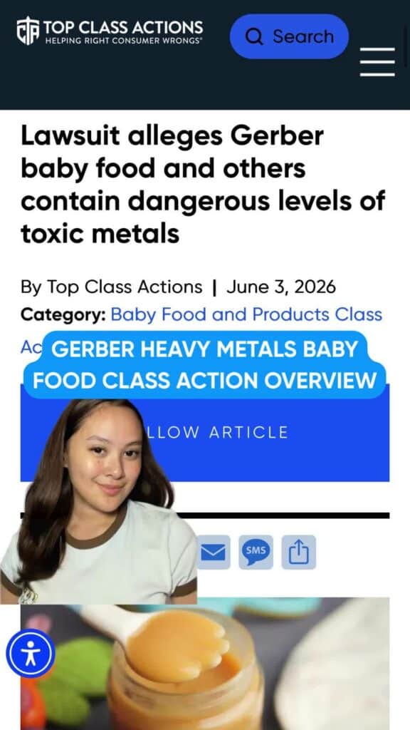A devastating legal update for families. A massive group of lawsuits accuses Gerber Products Company of knowingly selling baby foods