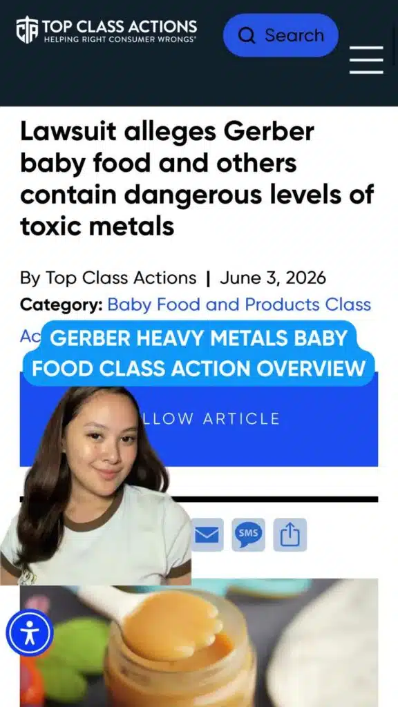 A devastating legal update for families. A massive group of lawsuits accuses Gerber Products Company of knowingly selling baby foods